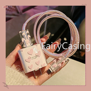 Caso para Apple 18W 20w carregador é aplicável ao iPhone 15 14 13 cabo de dados cabeça mordida protetor manga da concha em Oferta na Shopee