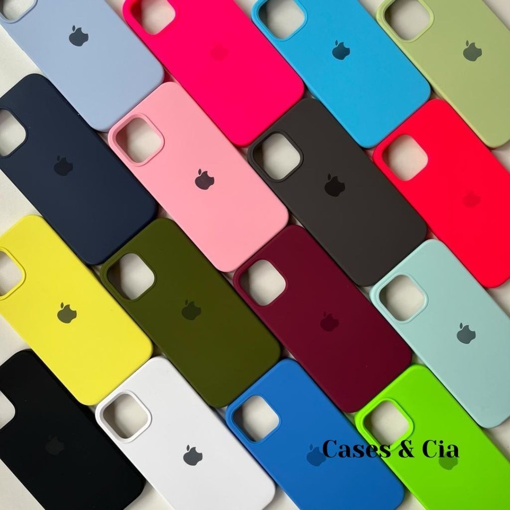 Capa Capinha Para iPhone 12 e 12 Pro Silicone Aveludada Protetora em Oferta na Shopee