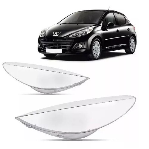 Lente Farol Peugeot 207 Hatch Sedan Hoggar 2009 2010 A 2015
