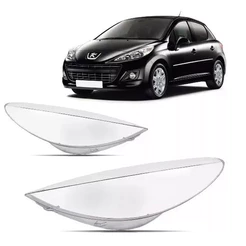 Lente Farol Peugeot 207 Hatch Sedan Hoggar 2009 2010 A 2015