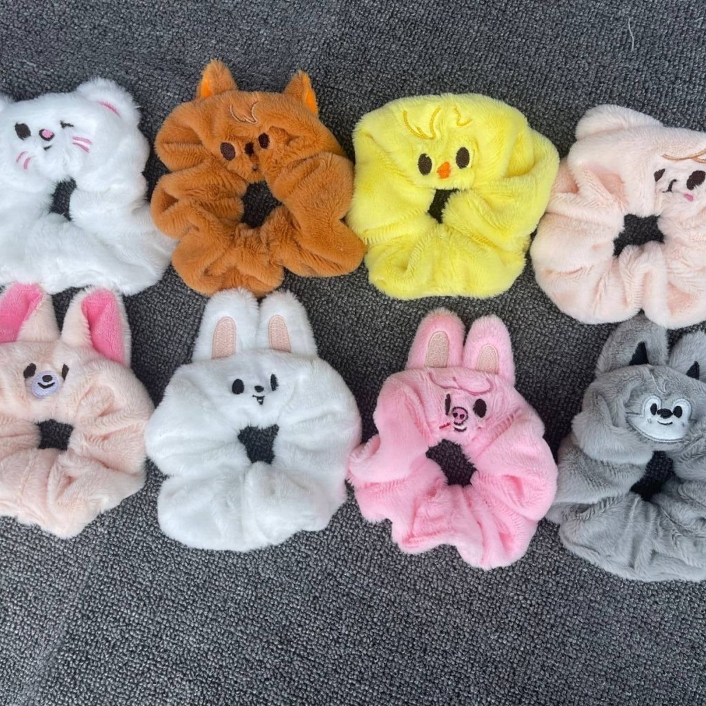 Kpop Idol Stray Kids Faixa De Cabelo Elástica SKZ Faixas Scrunchie