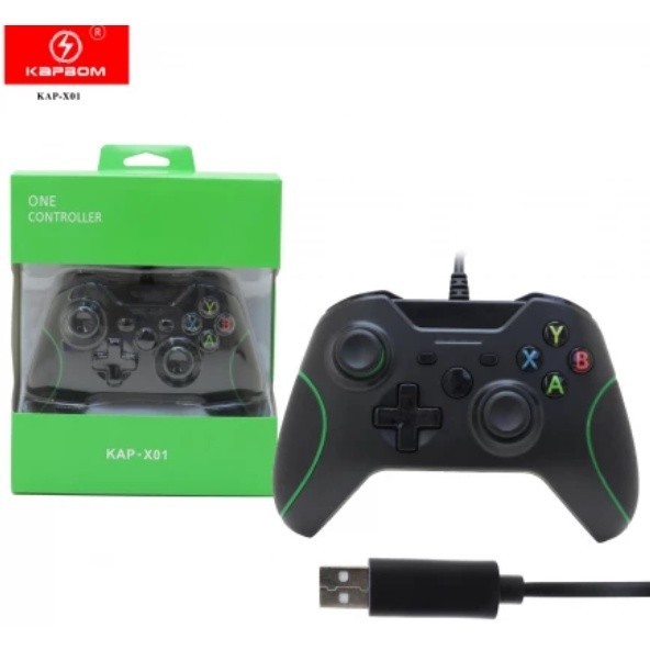 Controle Compatível Xbox com Fio 2em1