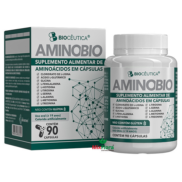 AMINOBIO 90 Cápsulas Biocêutica em Oferta na Shopee
