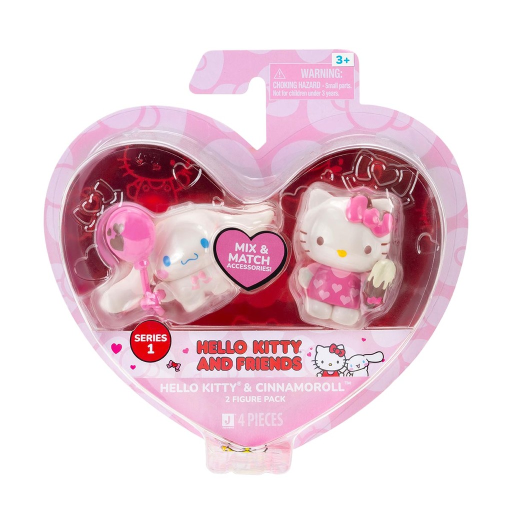 Bonecas Hello Kitty e Cinnamoroll Dia dos Namorados - Hello Kitty em Oferta na Shopee