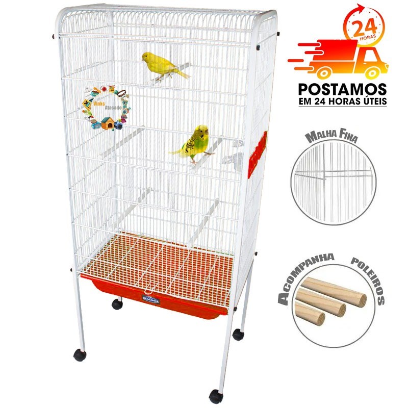 Viveiro Grande Amazonas MALHA FINA Para Calopsita Ring Neck Papagaio Red Rumped Aves Pássaros