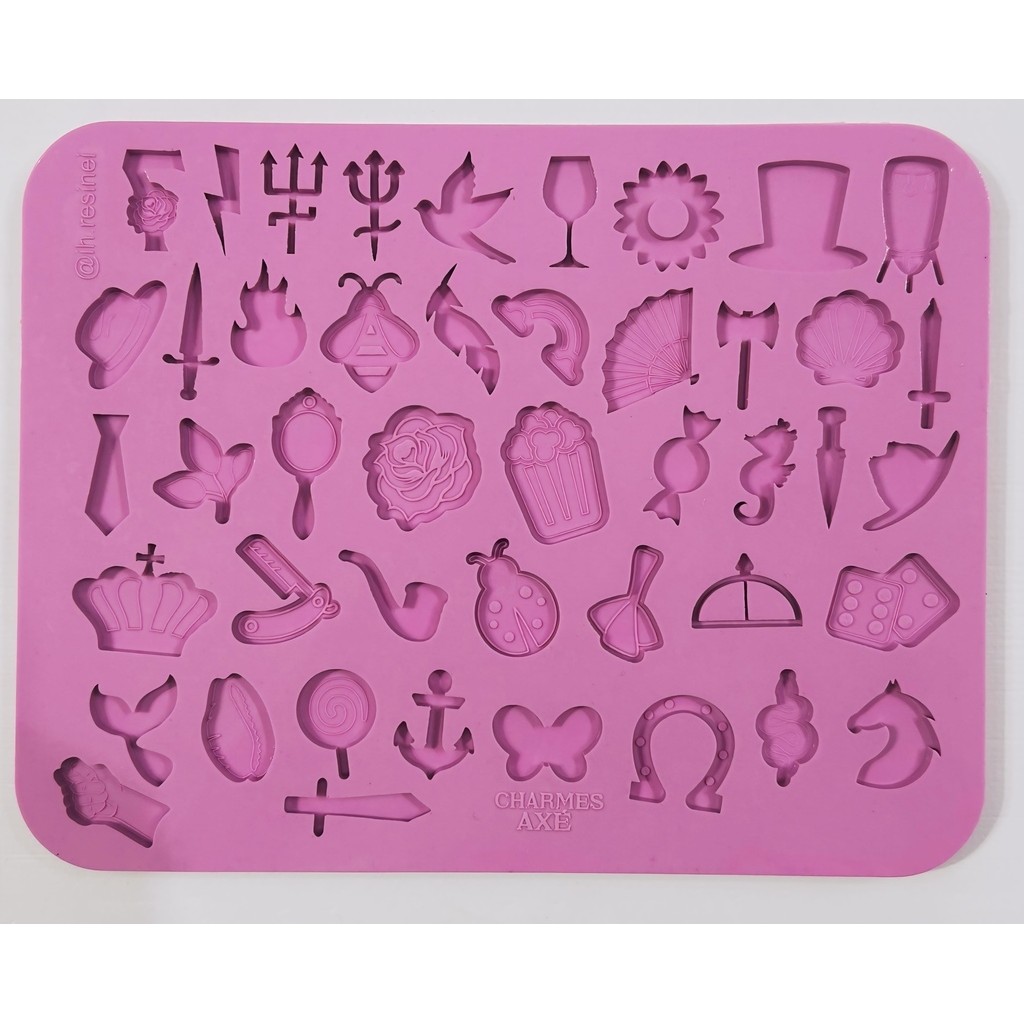 Molde de Silicone Charmes Pingentes AXÉ em Oferta na Shopee