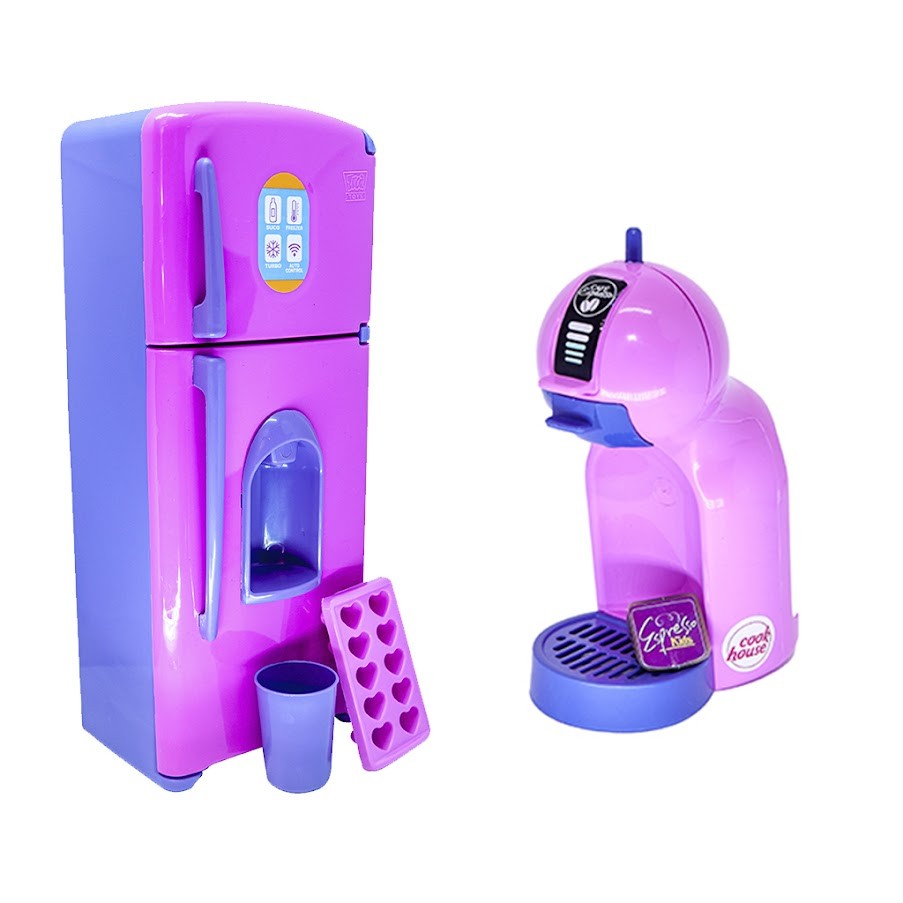 Super Kit Cozinha Infantil Eletro Legumes Café Air Fryer 51p