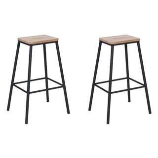 Conjunto com 2 Banquetas Fixas Chamonix Preto em Oferta na Shopee