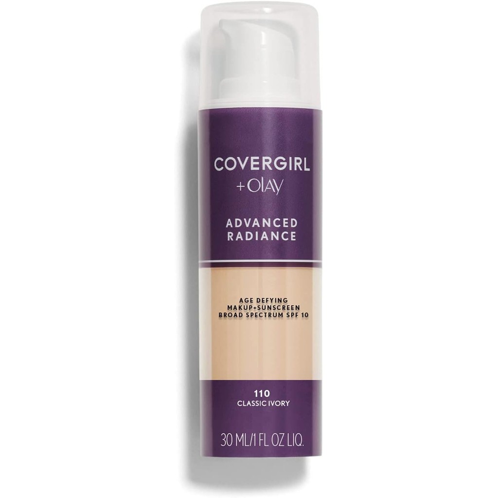 Base Advanced Radiance Age-Defying Fps 10-# 110 Classic Ivory Da CoverGirl Para Mulheres-1 Onça