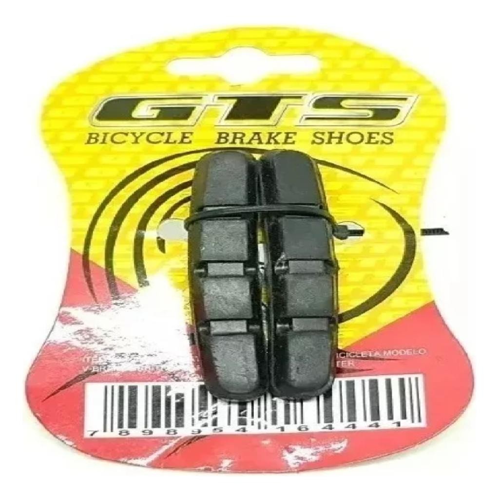 2 Par Sapata Pastilha De Freio Bike Gts V-brake Orbital 70mm em Oferta na Shopee