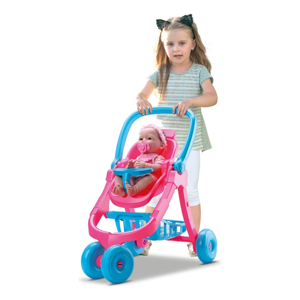 Carrinho De Boneca Baby Alive 3 Em 1 Bebê Conforto E Cadeira Divertoys em Oferta na Shopee