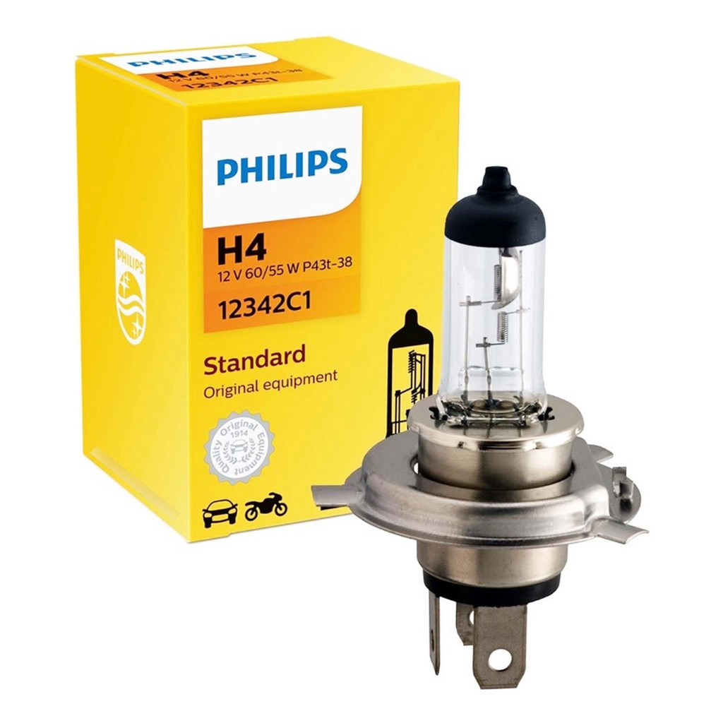 Lâmpada Farol H4 60/55w Philips Cb300 Cb500 Nx4 Falcon Xt660
