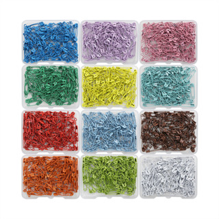 100 Pinos De Segurança Dos Pces De Metal Colorido Com Caixa De Armazenamento Pequenos Para Roupas DIY Artesanato Acessór em Oferta na Shopee