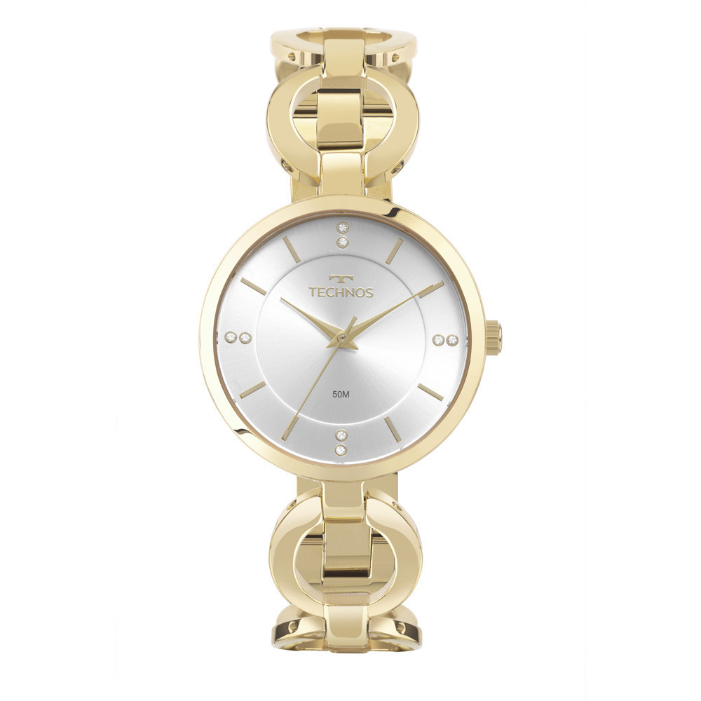 Relógio Technos Feminino Elos Dourado  2035MWH/1K