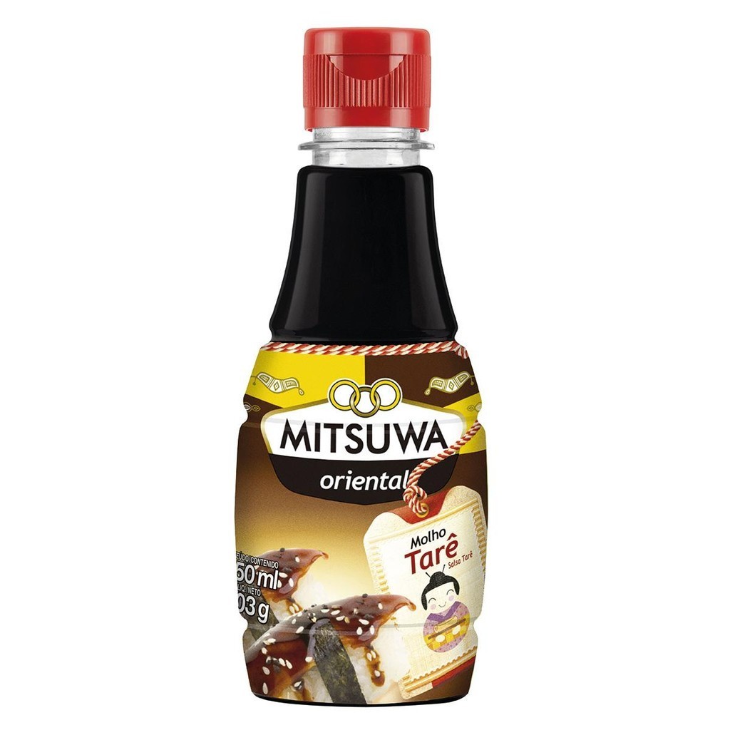 Molho Tarê Mitsuwa 250Ml Para Comida Japonesa Chinesa Temaki Salmão Hot Roll em Oferta na Shopee