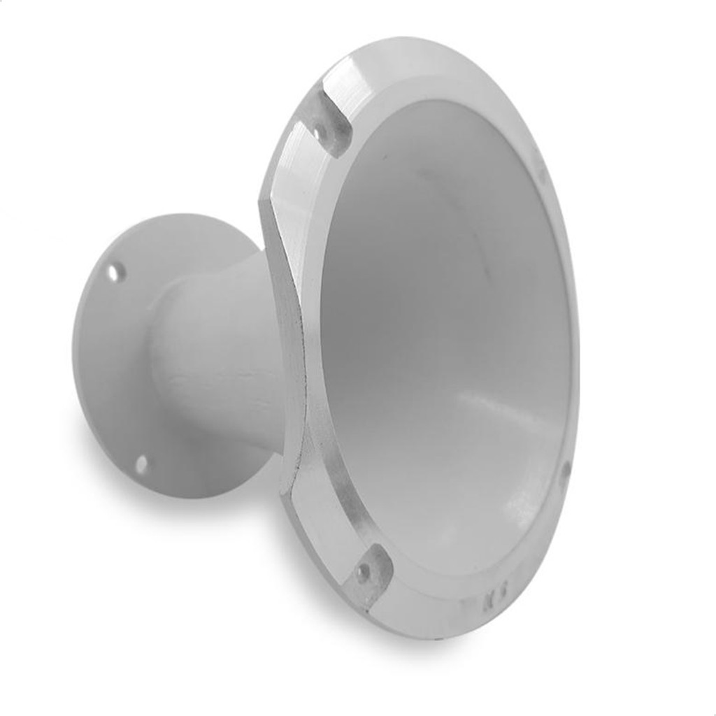 Corneta Kallaus Aluminio Hl-1450 Flange Curto Trio Branca em Oferta na Shopee