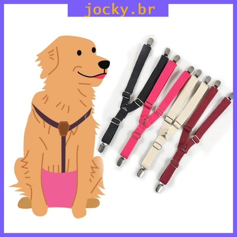 Pet Suspensores Fraldas Antiderrapantes Para Cães Gatos Faixa Elástica Ajustável A Barriga Da Fralda Suspensórios Fixação