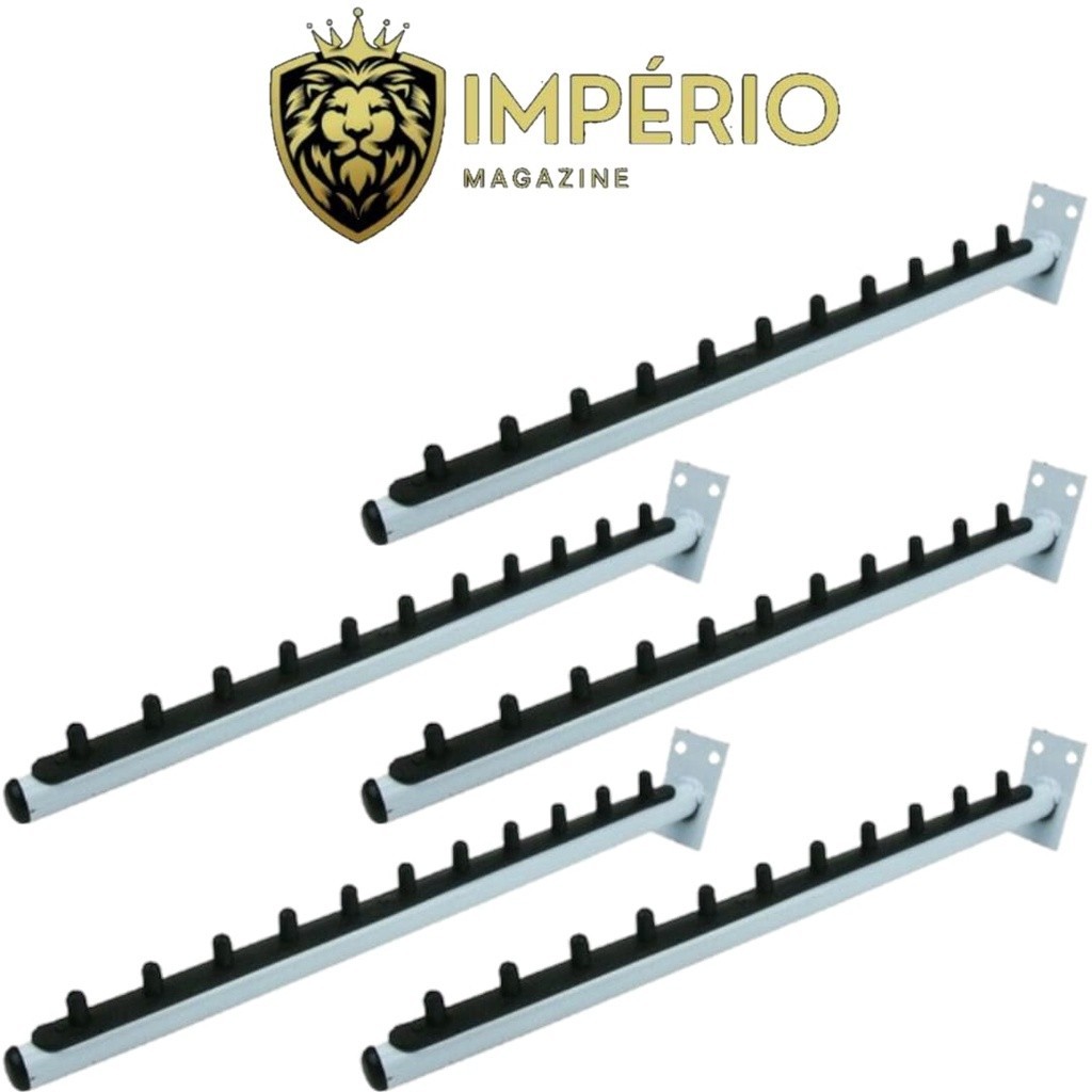 Expositor Rt Arara Inclinado Cabideiro-Parede kit - 10