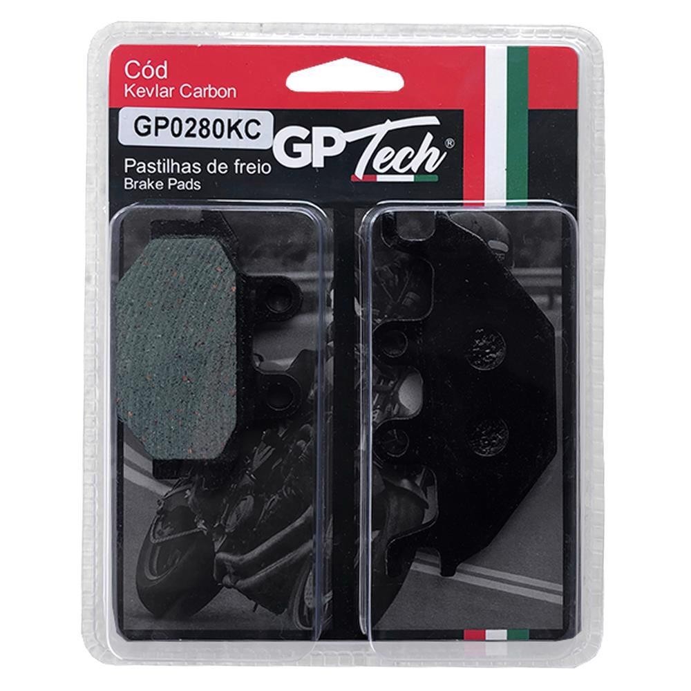 PASTILHA FREIO GP TECH 0280KC Traseira DAFRA NEXT 250 - Todas/ NH 190 2020 Em Diante em Oferta na Shopee