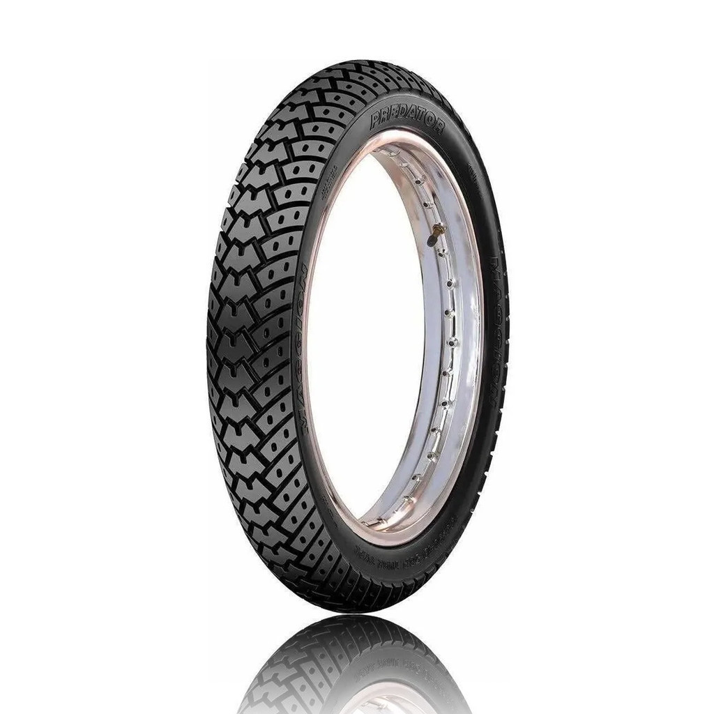 Pneu (T) Honda CBX Strada CG Titan fan Cargo YBR Factor Maggion 100/90-18 Predator Uso Sem Câmara