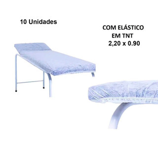 LENCOL DESCARTAVEL TNT COM ELASTICO TOTAL P/CLINICA MACA HOSPITAIS MEDIDA 2,20 MT X 90 CM