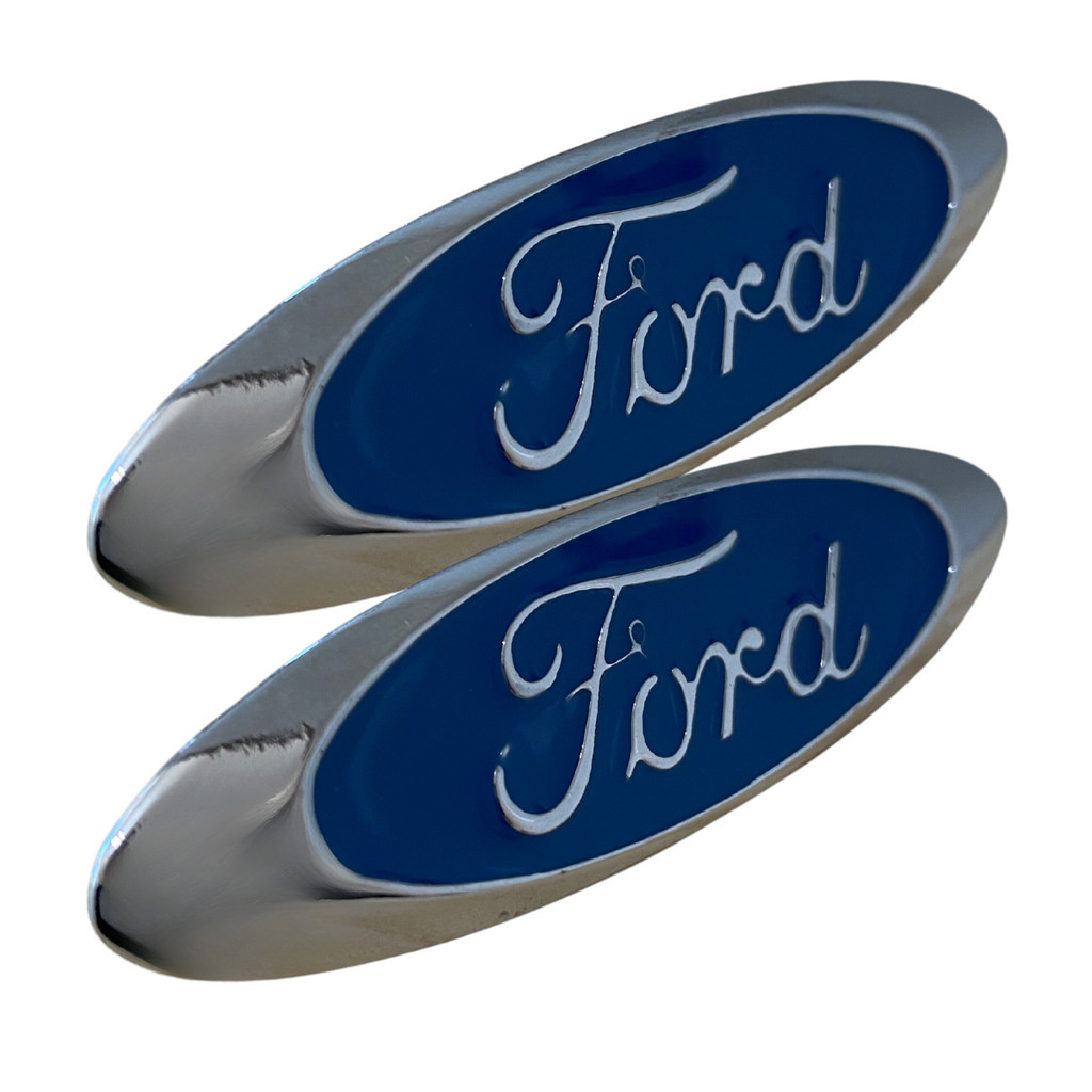 Par Emblema Brasão Oval Lateral Ford Corcel Rural F100 F75