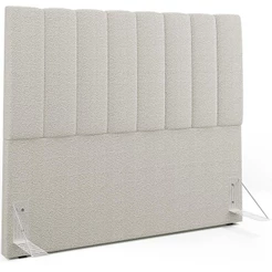 Cabeceira Cama Box Casal 140 cm Dália W01 Bouclê Creme - Lyam Decor