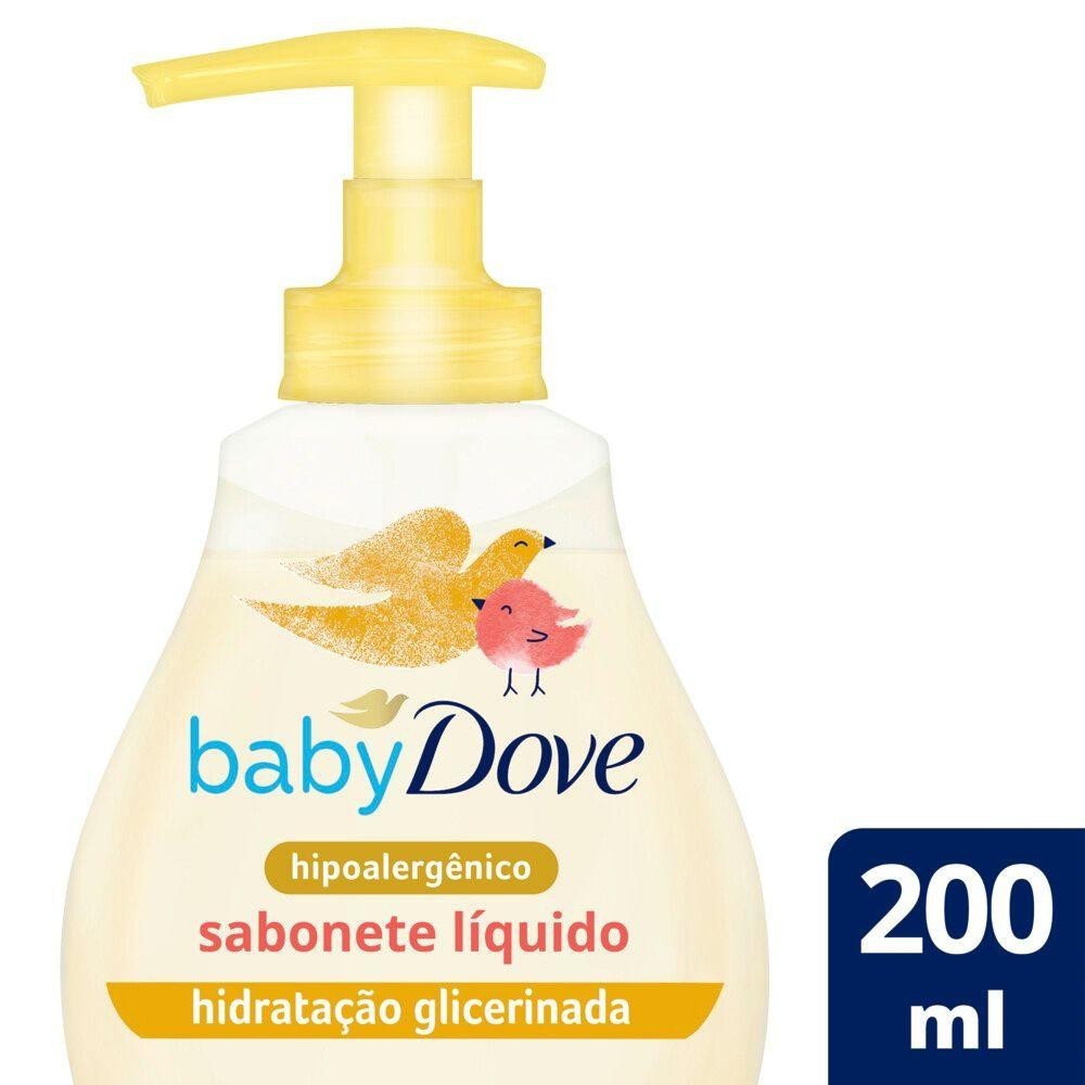 Sabonete Líquido Baby Dove Hidratação Glicerinada com 200ml em Oferta na Shopee