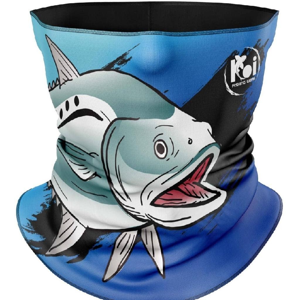 Mascara Pescoço Bandana Balaclava Tubular Pesca Queenfish Tube