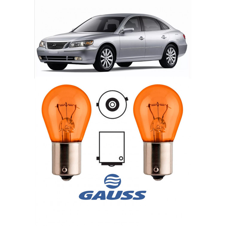 Par Lampada Pisca Seta Farol Hyundai Azera 2008 2009 2010 2011 2012