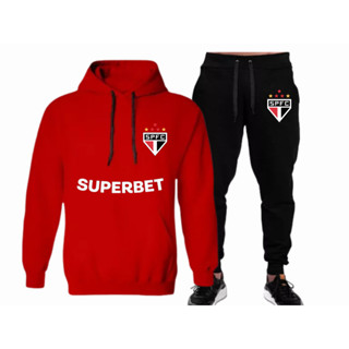 Conjunto Moletom Casaco + Calça Blusa De Frio Lançamento 2025 Times Brasileirão Conjunto Ref SP em Oferta na Shopee