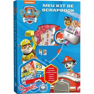 Livro Patrulha Canina - Meu kit de scrapbook em Oferta na Shopee