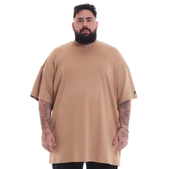 Camiseta Oversized Soft Bege Knulu