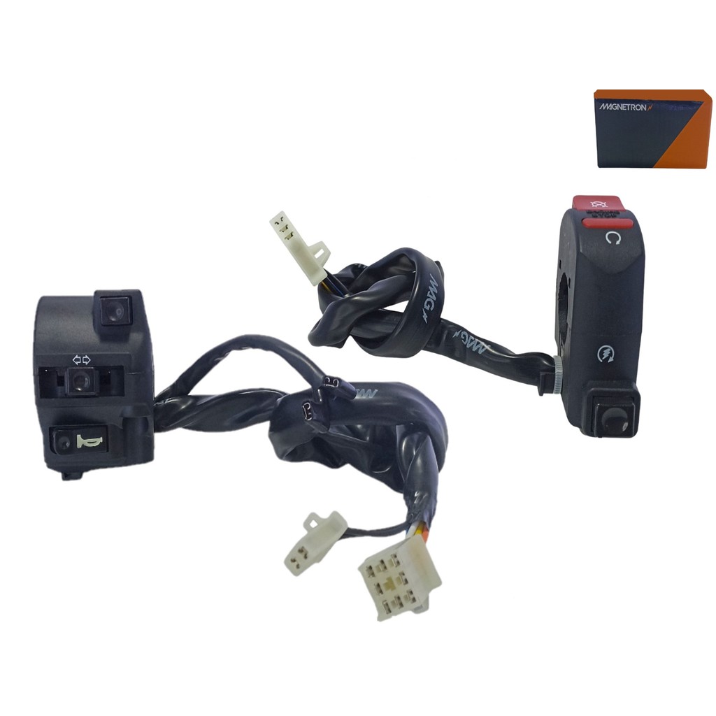 Kit Chave Punho Luz Partida Emergência Nxr 150 Bros Es 2009 2010 2011 2012 2013 2014 2015 em Oferta na Shopee