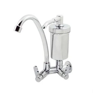Torneira Filtro Bica Móvel de Cozinha para Parede Metal C/ Filtro Abs 2167 em Oferta na Shopee