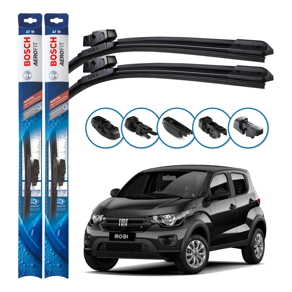 Par Palheta Parabrisa Multiclip Bosch Fiat Mobi 2021 A 2024 Bosch em Oferta na Shopee