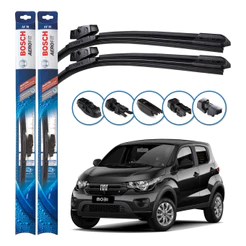 Par Palheta Parabrisa Multiclip Bosch Fiat Mobi 2021 A 2024 Bosch