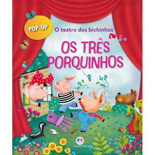 Livro Pop-up Os três porquinhos em Oferta na Shopee