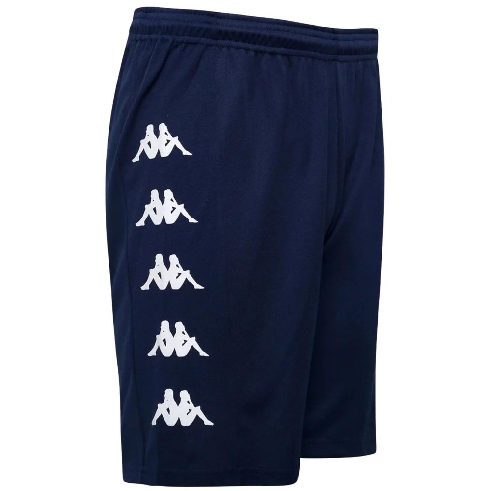 Detalhes do Calção de Futebol Kappa Long Masculino - Marinho