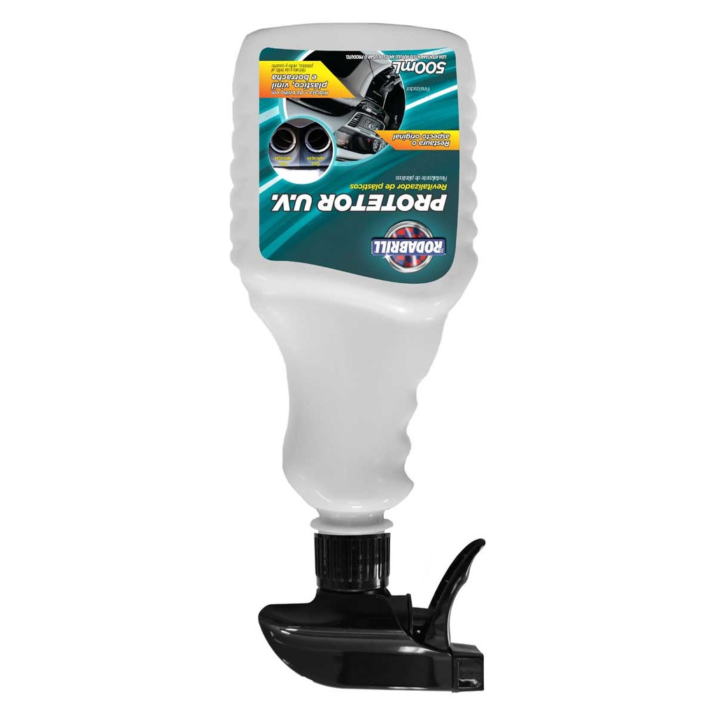 Revitalizador e Restaurador de Plástico Automotivo Proteção U.V. Original Rodabrill 500ml — imagem 2 de 2