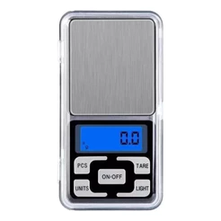 Mini Balança Digital De Bolso Alta Precisão Portátil 0,01g Até 500g Digital LCD Bandeja Cozinha