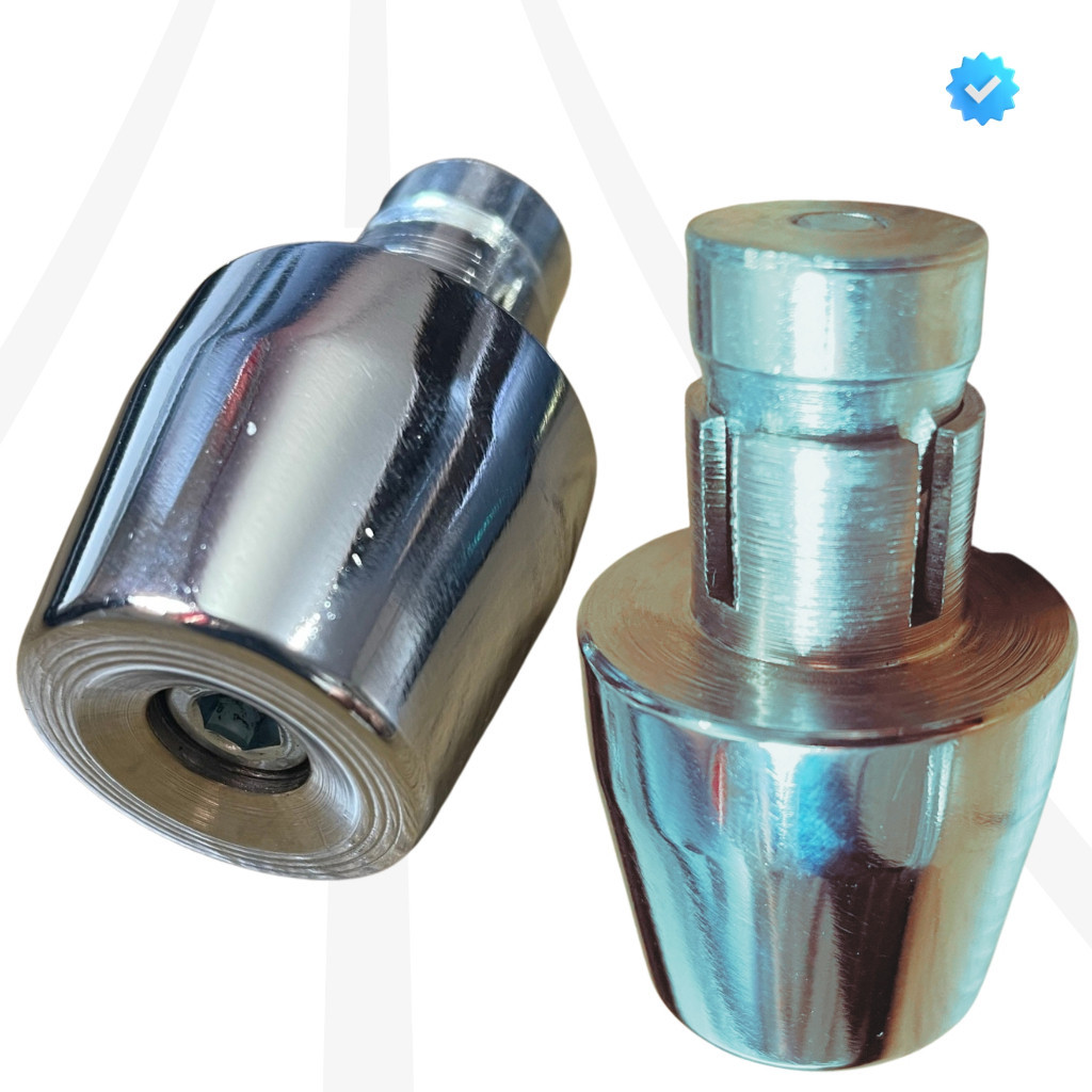 2 Peso Cromado P/ Guidão Oco Com Fixador  Pcx 150 Universal em Oferta na Shopee