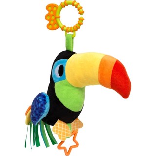 Pássaro de Atividades Mobile Pelúcia Interativa Tucano Zaza 18046 - Buba em Oferta na Shopee
