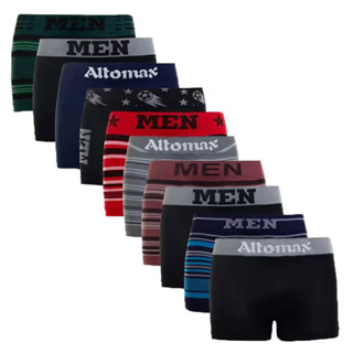 Kit Cueca Box Men Microfibra Sem Costura 10 Peças