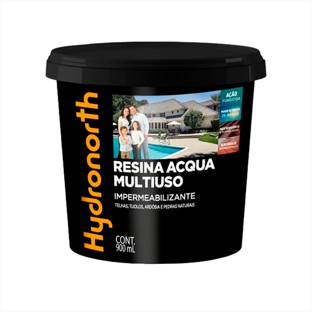 Resina Acqua Multiuso 900 Ml Fosco Hydronorth