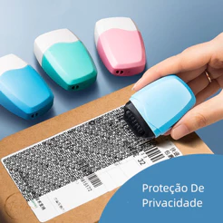 Carimbo Marca Texto De Proteção De Privacidade /Cobertura Privada/Prosy Code De Dados/Utensílio De Segurança
