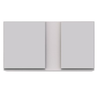 Armário Aéreo 100cm 2 Portas Indiana Branco - Lumil Móveis em Oferta na Shopee