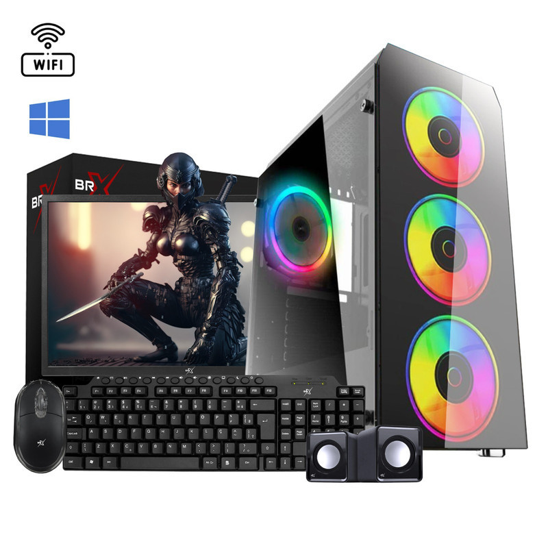 PC Gamer I7 2600 16Gb GT 610 2Gb SSD 240 Win10 Wi Fi Moni 21