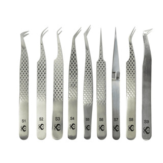 Pinça Para Extensão de Cílios Sobelle Prata Unidade em Oferta na Shopee