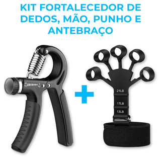Kit FISIOTERAPIA Alicate Aperto De Mão Dedo Mãos Pulso Fisioterapia Reabilitação FORTALECER